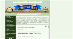 Desktop Screenshot of chesapeake-beach.md.us
